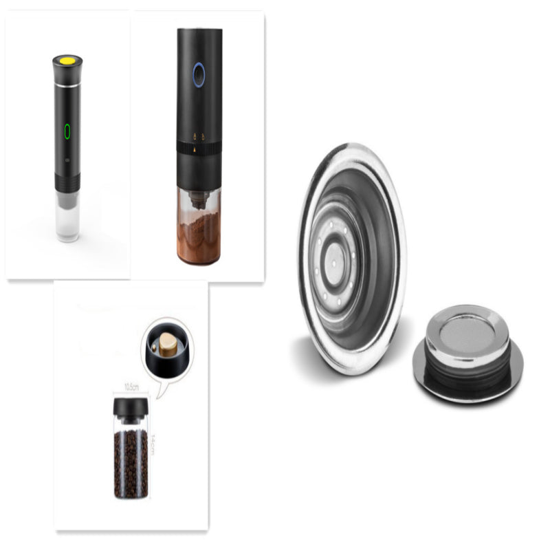 Dark Press — Portable Espresso Machine 3-in-1 | USB-C Self-Heating