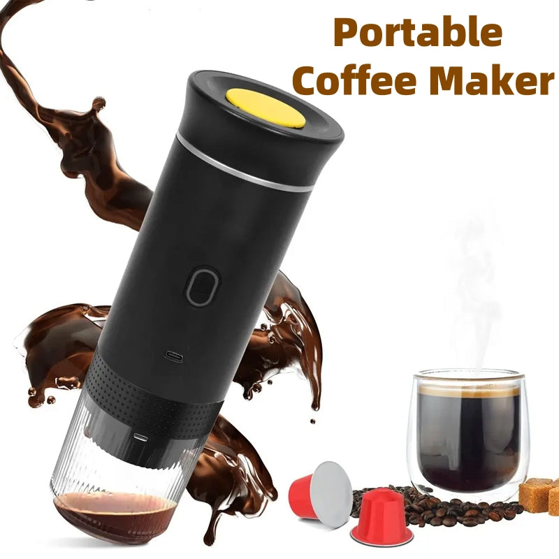 Dark Press — Portable Espresso Machine 3-in-1 | USB-C Self-Heating