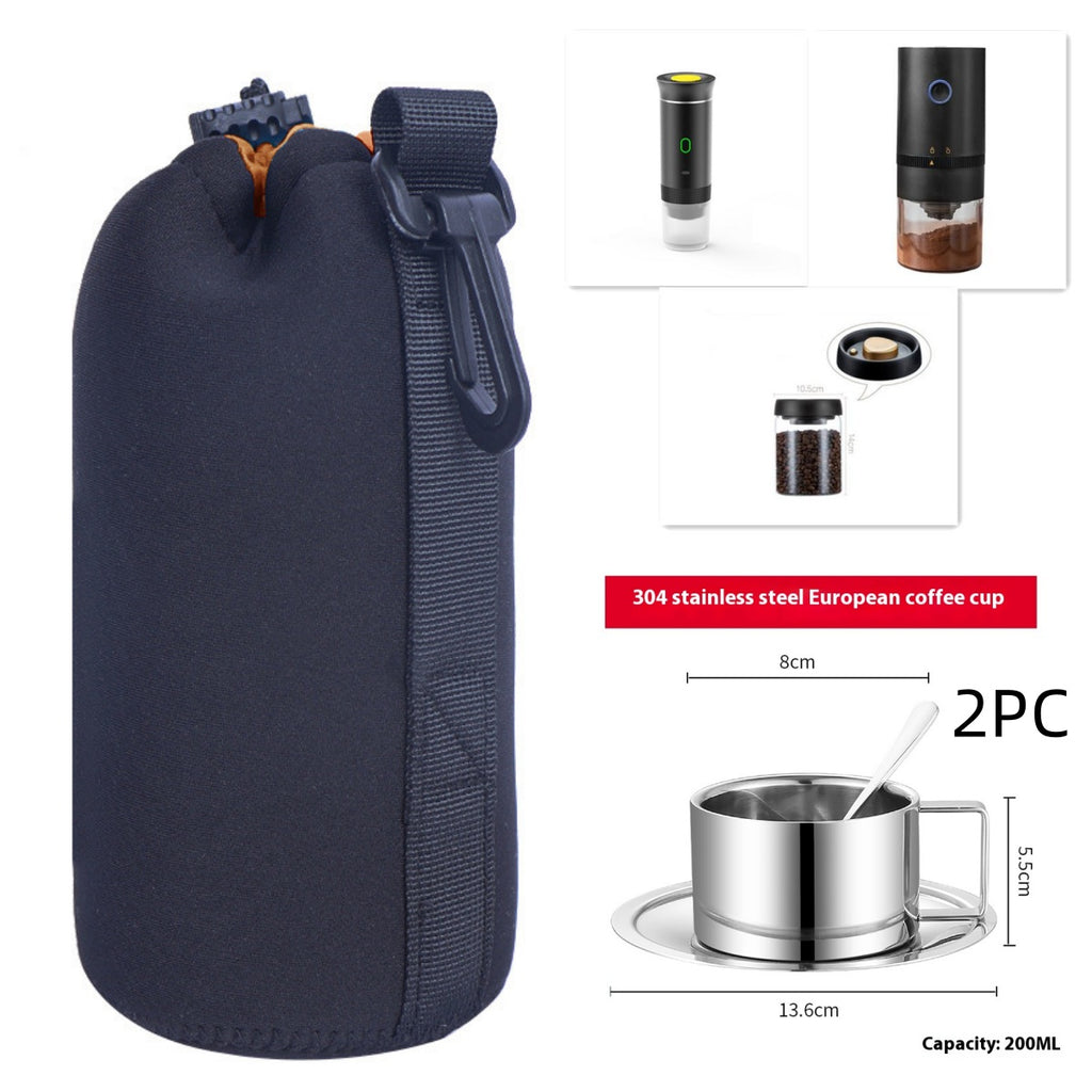 Dark Press — Portable Espresso Machine 3-in-1 | USB-C Self-Heating