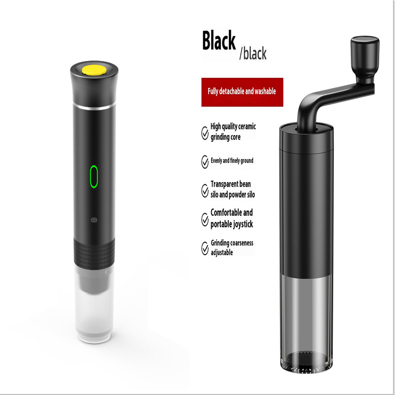 Dark Press — Portable Espresso Machine 3-in-1 | USB-C Self-Heating